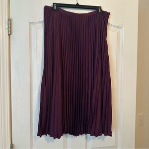 Banana Republic Rich Purple A-Line Skirt